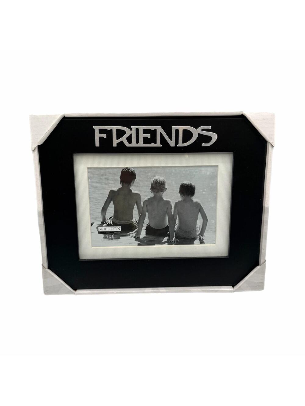 Vintage Malden Black “Friends” Picture Frame – 4x6-Inch Photo – New